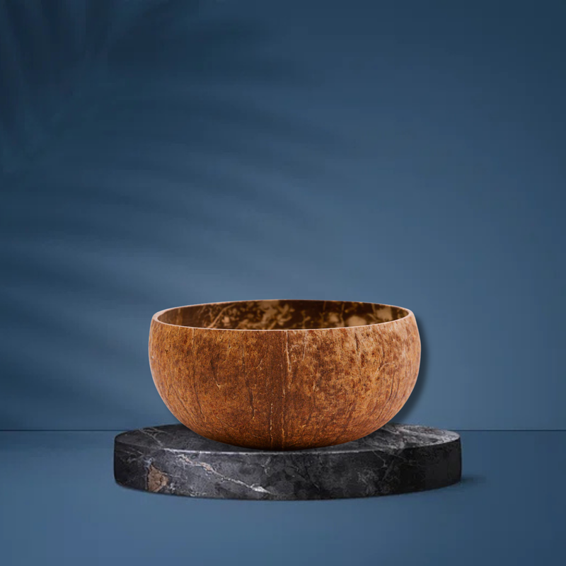 Coconut Bowl Semi-Polished