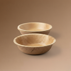 Round Palm Leaf Bowl 6 cm | Compostable & Leak-Resistant
