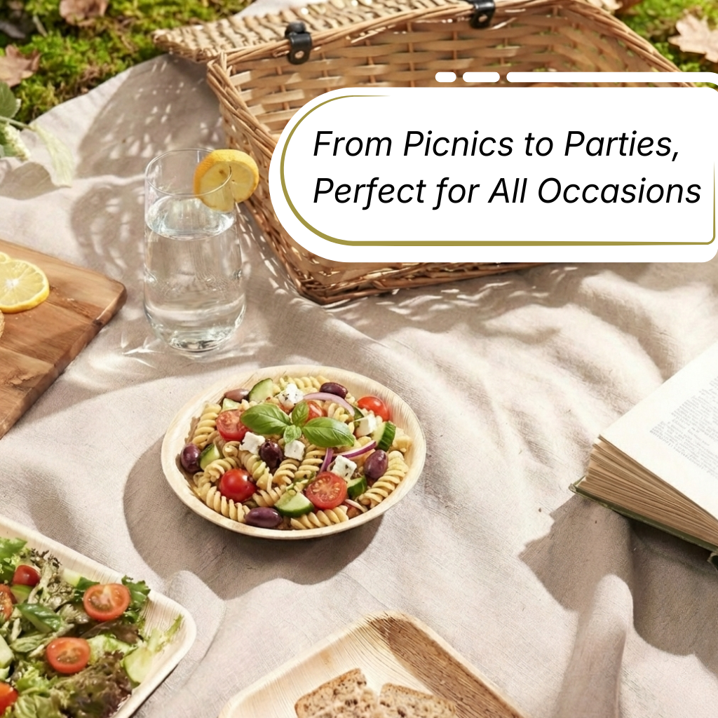 Round Palm Leaf Bowl 10 cm | Biodegradable & Compostable Disposable Bowl