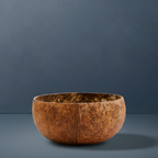 Premium Matt Polish Coconut Bowl 400 ml – Perfect for Smoothie & Acai Bowls