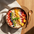 Handcrafted Coconut Bowl 500 ml – Perfect for Smoothie & Acai Bowls