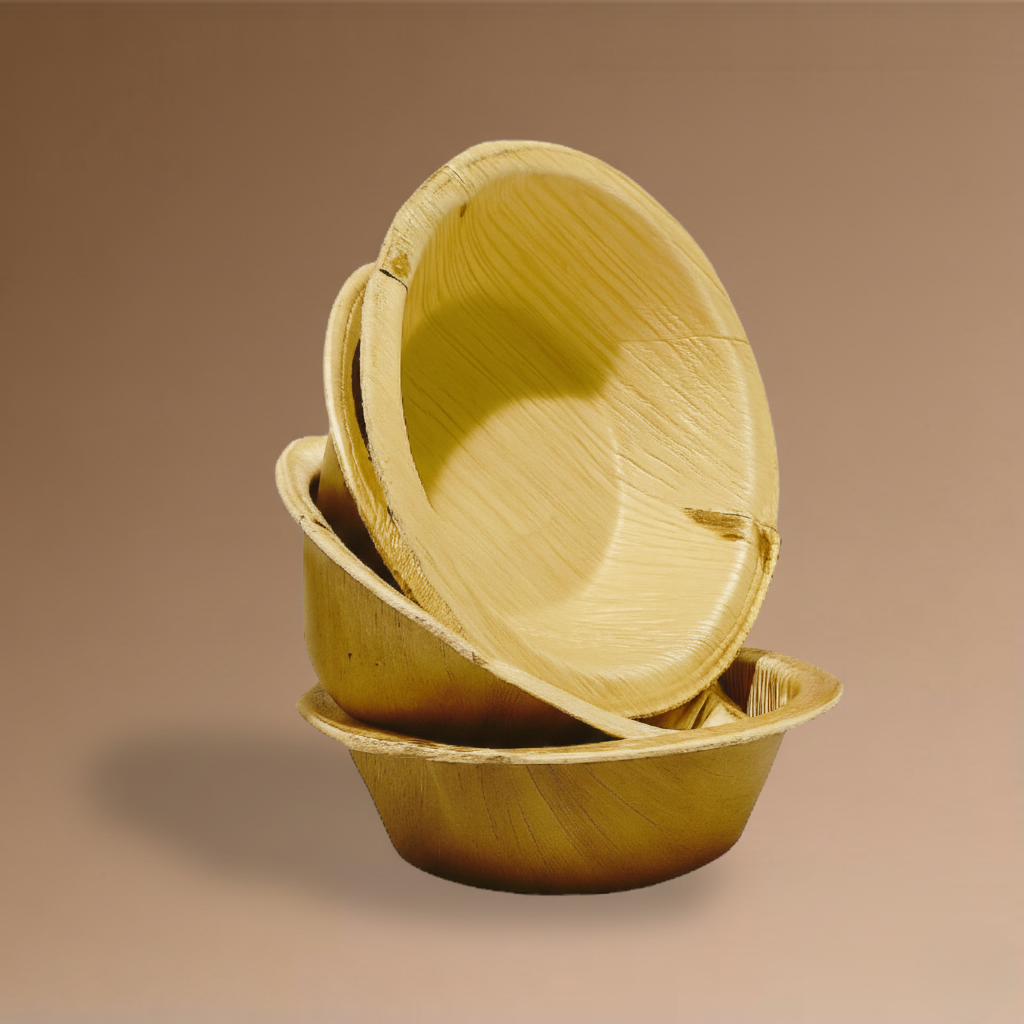 Round Palm Leaf Bowl 12cm | 100% Natural & Compostable